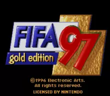 Image n° 1 - screenshots  : FIFA 97 - Gold edition